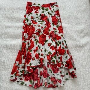 ASOS midi floral skirt
